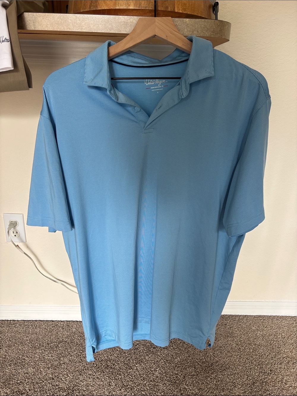 Walter Hagen Light Blue Short Sleeve Polo